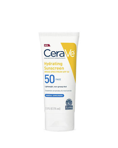 CeraVe Hydrating Mineral Sunscreen SPF 50